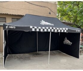 Gazebo 6mx3m with Side Drops